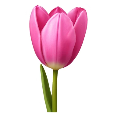 Pink tulipan sticker