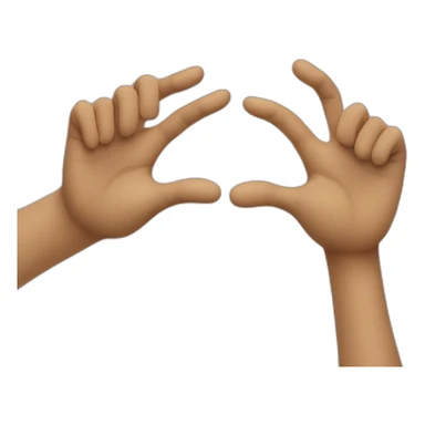 two hands one making the ok sign and the other putting a finger in the hole sticker