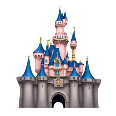 Disneyland paris castle sticker
