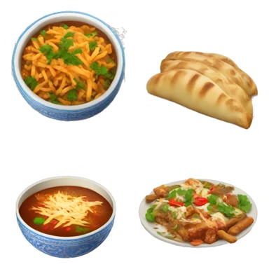 Uzbekistan food sticker