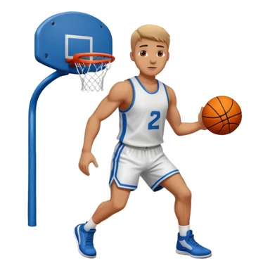 white sportsman in the playground sticker