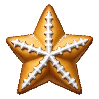 Christmas pandoro star sticker