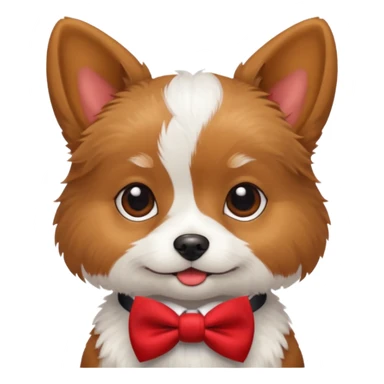 cutest dog ever with accessories sticker