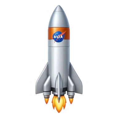 NASA Rocket sticker