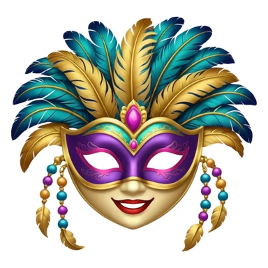 MASCARA DE CARNAVAL DE MULHER sticker