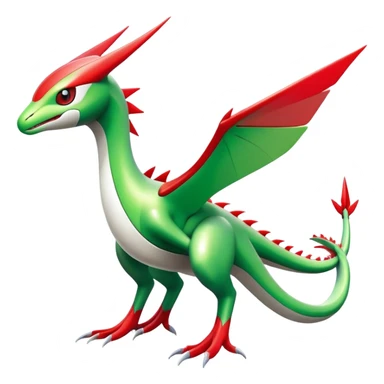 Modern Futuristic Flygon-Latias sticker