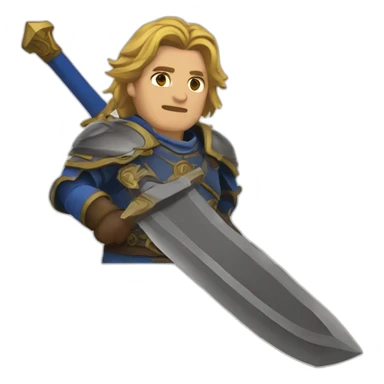 Anduin wrynn sticker