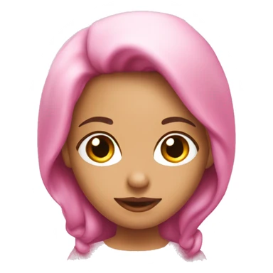 Pink Christmas girlie  sticker