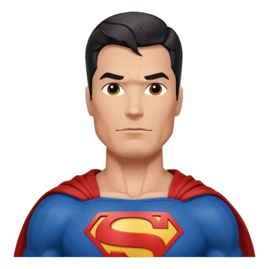Superman con letras defensor del pueblo sticker