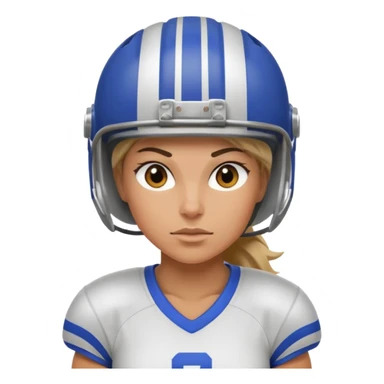 Football Players, Female player sticker