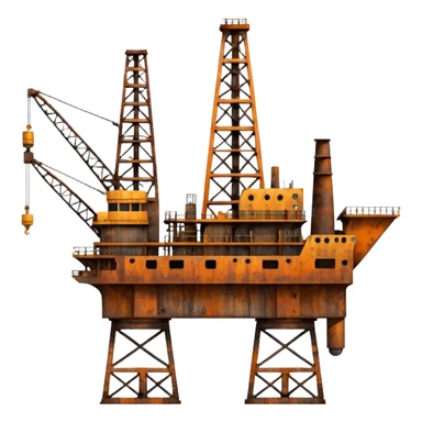 oil rig sticker