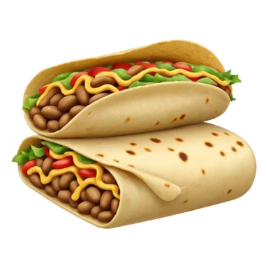 Bean burrito sticker