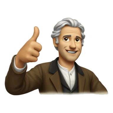 Austrian Painter thumbs up sticker