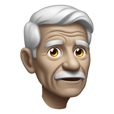 Grandpa with cigarette sticker