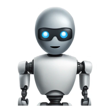 robot pretending to be, or disguised as a, human sticker