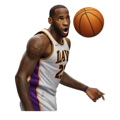 Labron dunk sticker