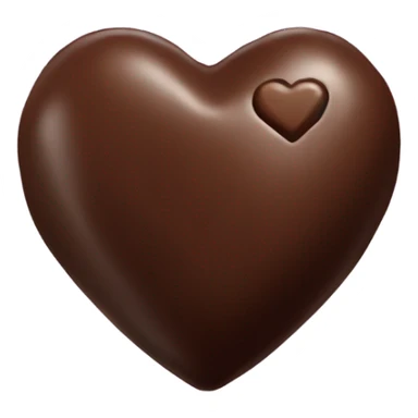 one heart shaped chocolate truffle sticker