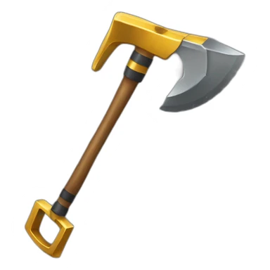  a pickaxe gold mining equipment sticker