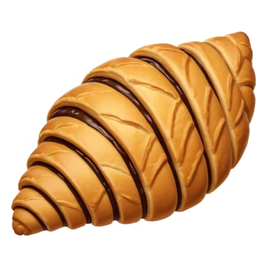 Chocolate croissant  sticker