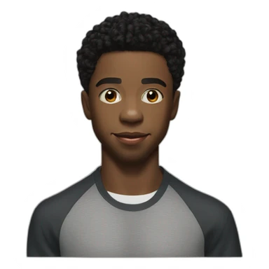 Young Chadwick Boseman sticker