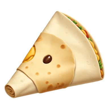 a fresh flour tortilla  sticker