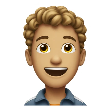 boys having fun outdoors sticker