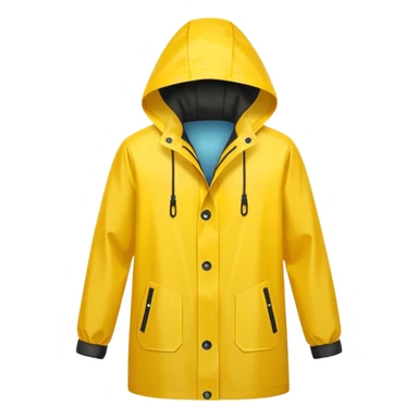 yellow raincoat sticker
