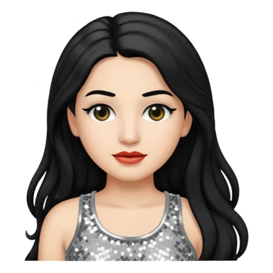 Rosalía nun emoji based on the album cover of LUX sticker