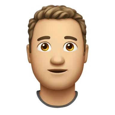 Man who is fat sticker