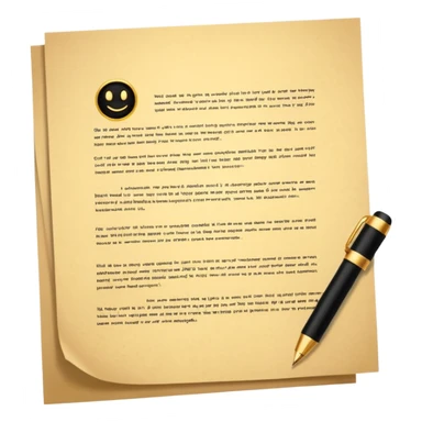 warranty contract golden paper signed, sticker