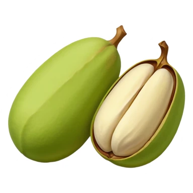 raw pistachio reverse colour sticker