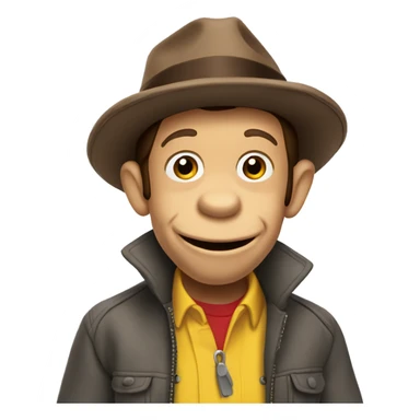 Curious George sticker