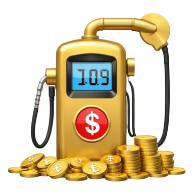 Crypto Gas fee sticker