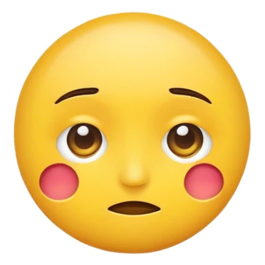 Regular emoji doing side eye  sticker