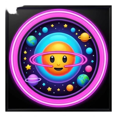 Fashion planet sticker