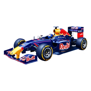 formula 1 red bull car sticker