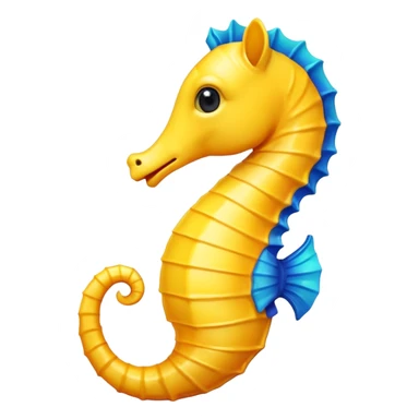Emoji seahorse sticker