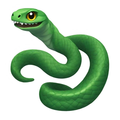 Harry Potter Slytherin cute snake mascot  sticker