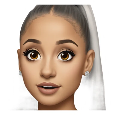 Hyper Realism Ariana Grande photo  sticker