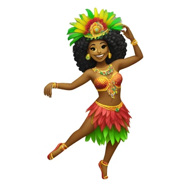 Brazilian samba funk dancer sticker