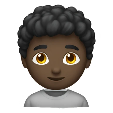 Garçon noir avec un t-shirt nike sticker