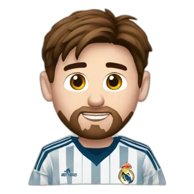 Leo-messi-real-madrid sticker