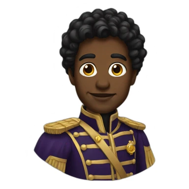 principe negro sticker