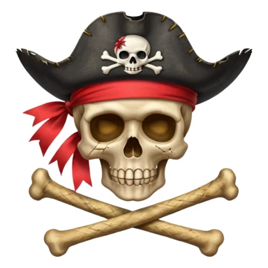 Fait moi ce drapeau a l'identique 🏴‍☠️ et rajoute sur la tête de mort un chapeau de paille avec un file rouge sticker