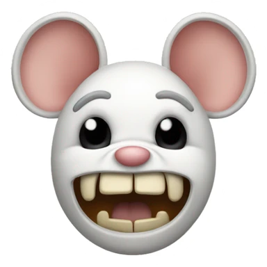 Make a chunky inspired terrifier mouse who is so and is Italian  sticker