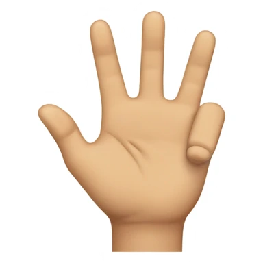 An emoji with one hand making the OK sign—thumb and index finger touching to form a circle while the other fingers remain extended sticker