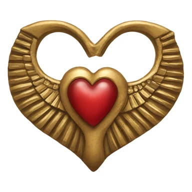 Ancient Egyptian heart  sticker
