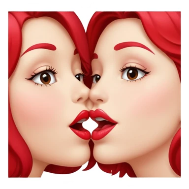 Kiss sticker