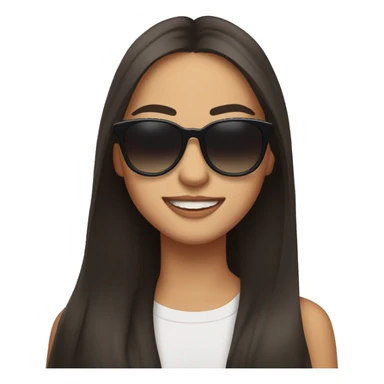 Olivia Rodrigo with sunglasses  sticker
