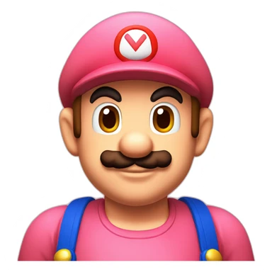 Mario sur peach sticker